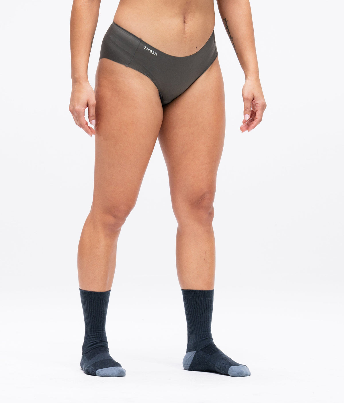 7mesh Women's Foundation Bike Brief — Dark Shadow / L