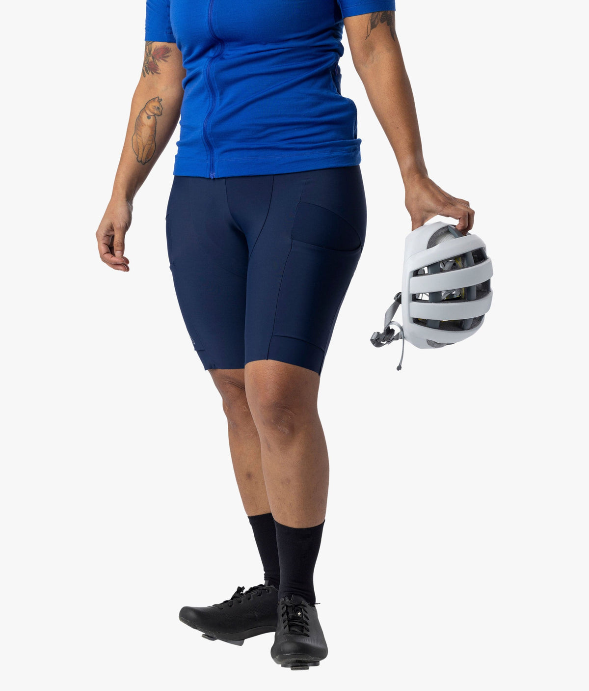 7mesh Women's WK3 Cargo Bib Short — Midnight Blue / S