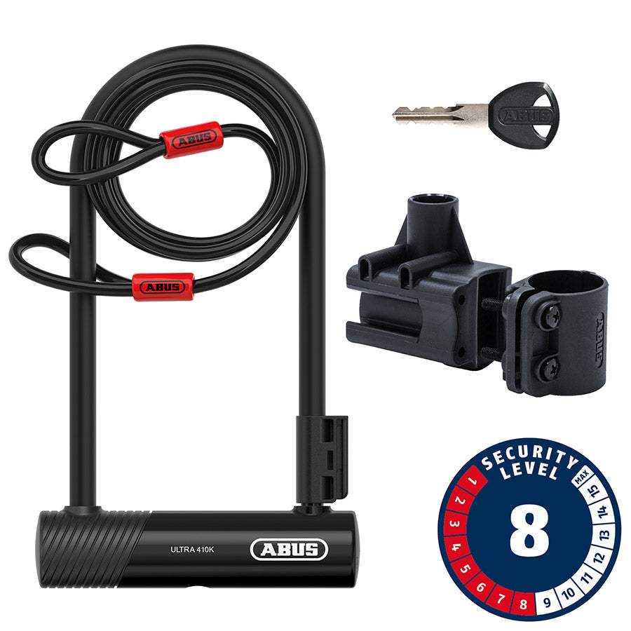 Abus Ultra 410K + Cobra — Black