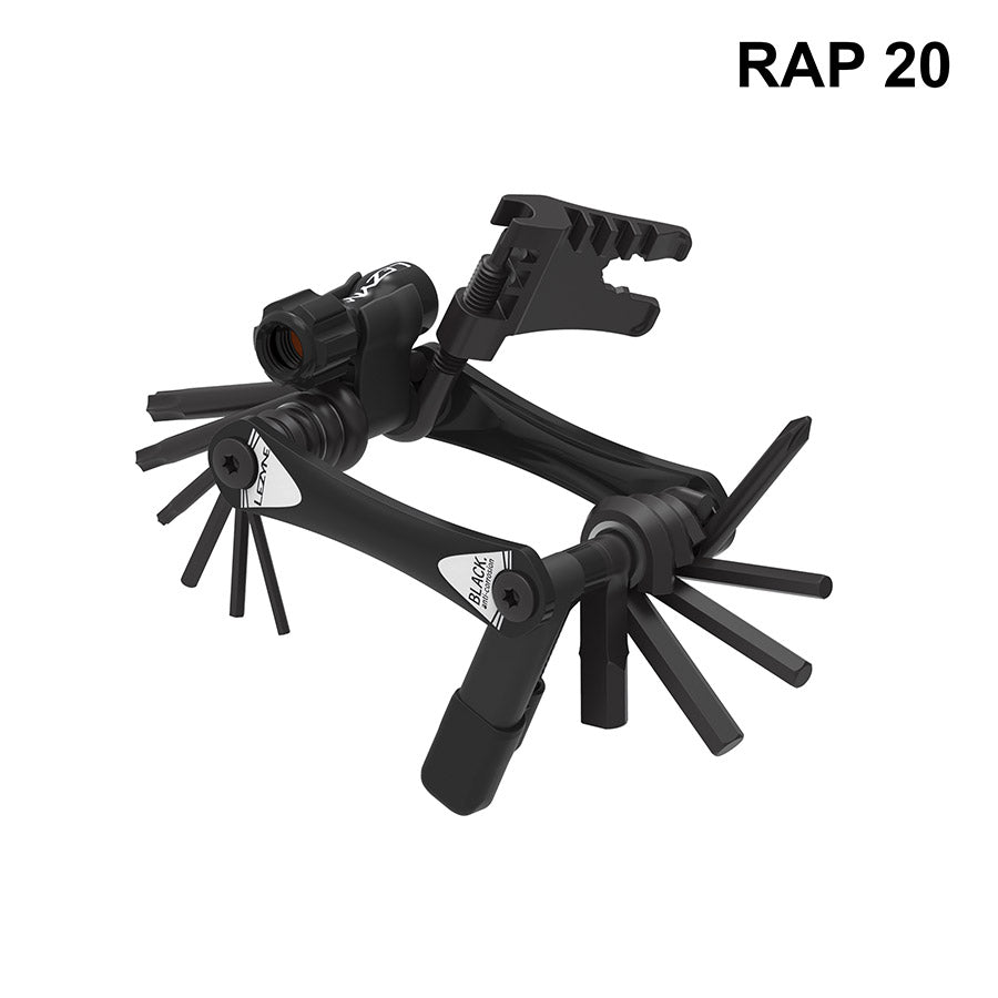 Lezyne, RAP II 25 Co2, Multi-Tools, Number of Tools: 25, Black
