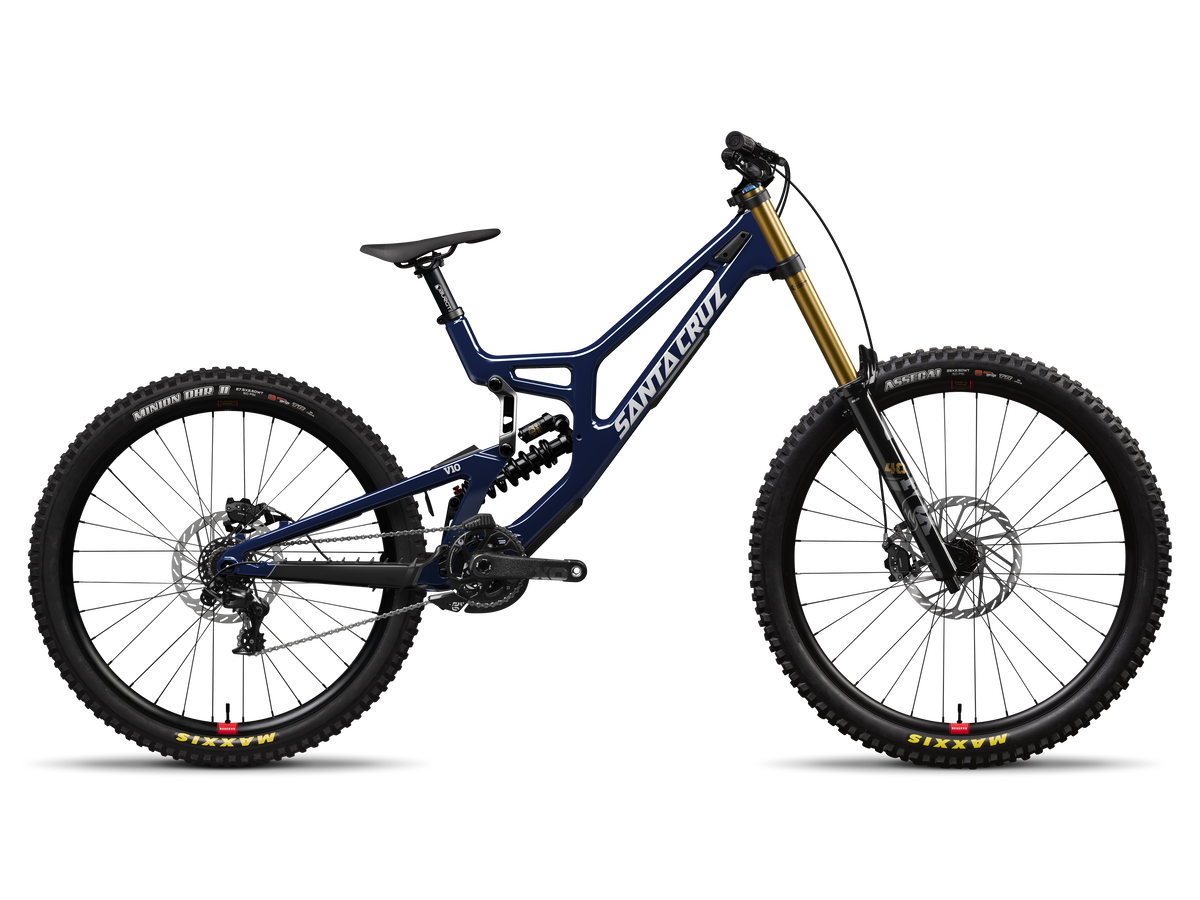 Santa Cruz V10 8 CC DH X01 — Gloss Liquid Blue — LG