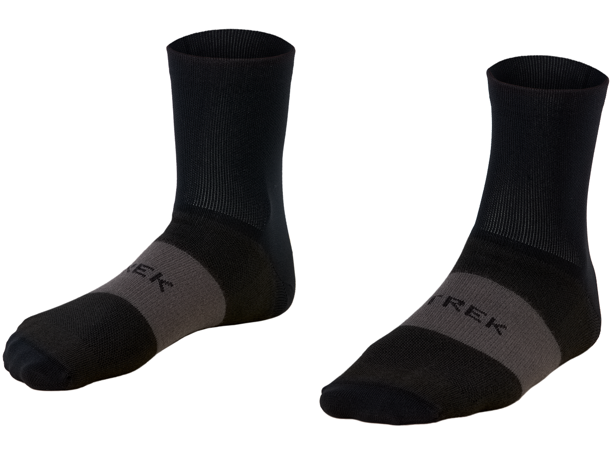 Trek Race Quarter Cycling Sock — Black