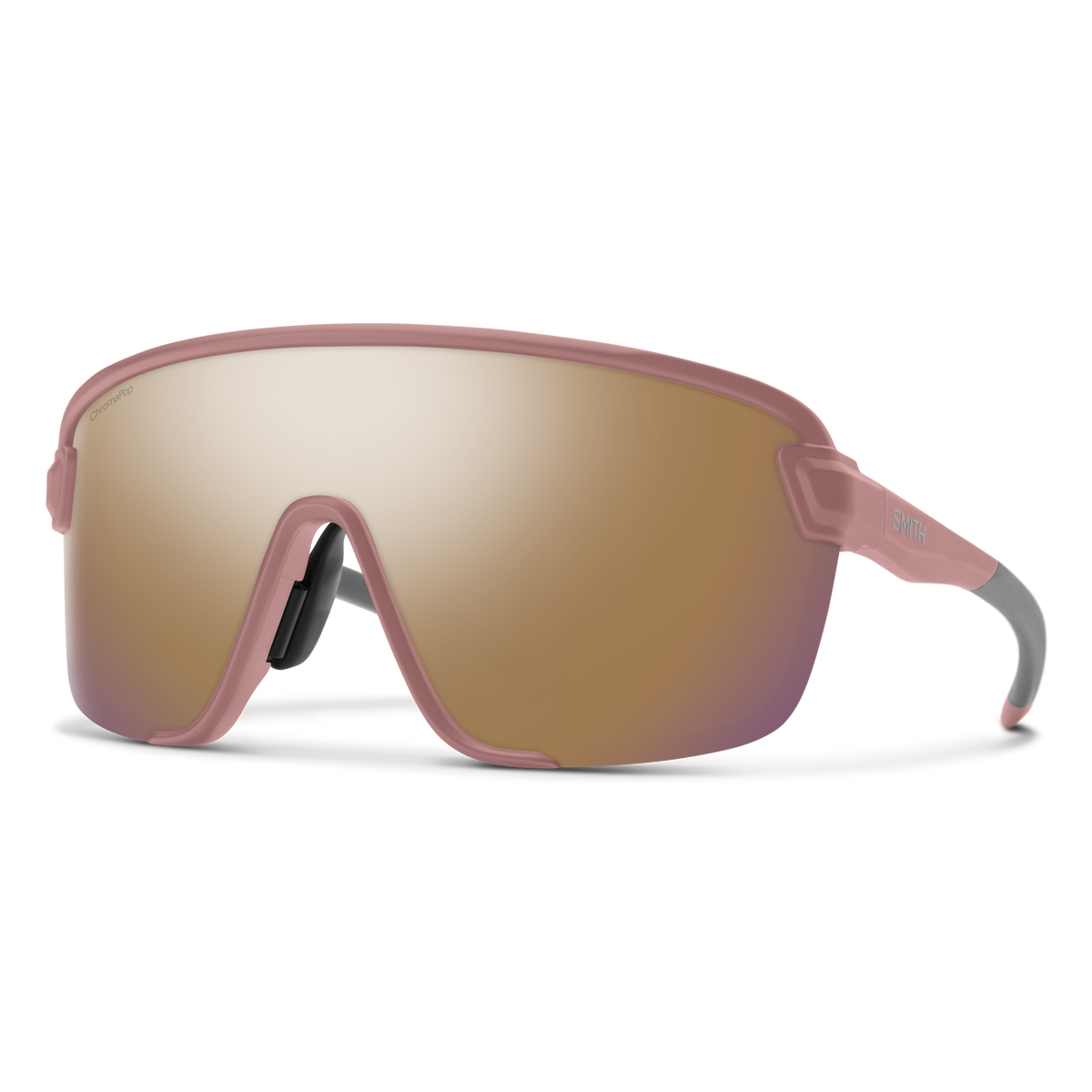 Smith Bobcat — Matte Chalk Rose | ChromaPop Rose Gold Mirror