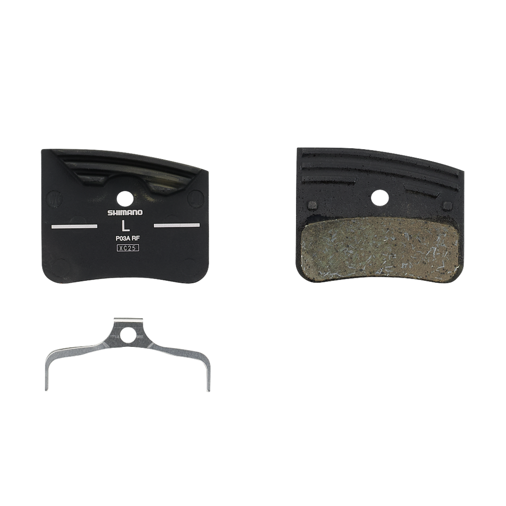 P03A-RF RESIN PAD W/FIN,W/SPRING, 1 PAIR
