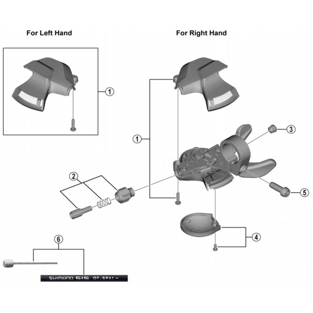 SL-M315-R SHIFT LEVER - RIGHT