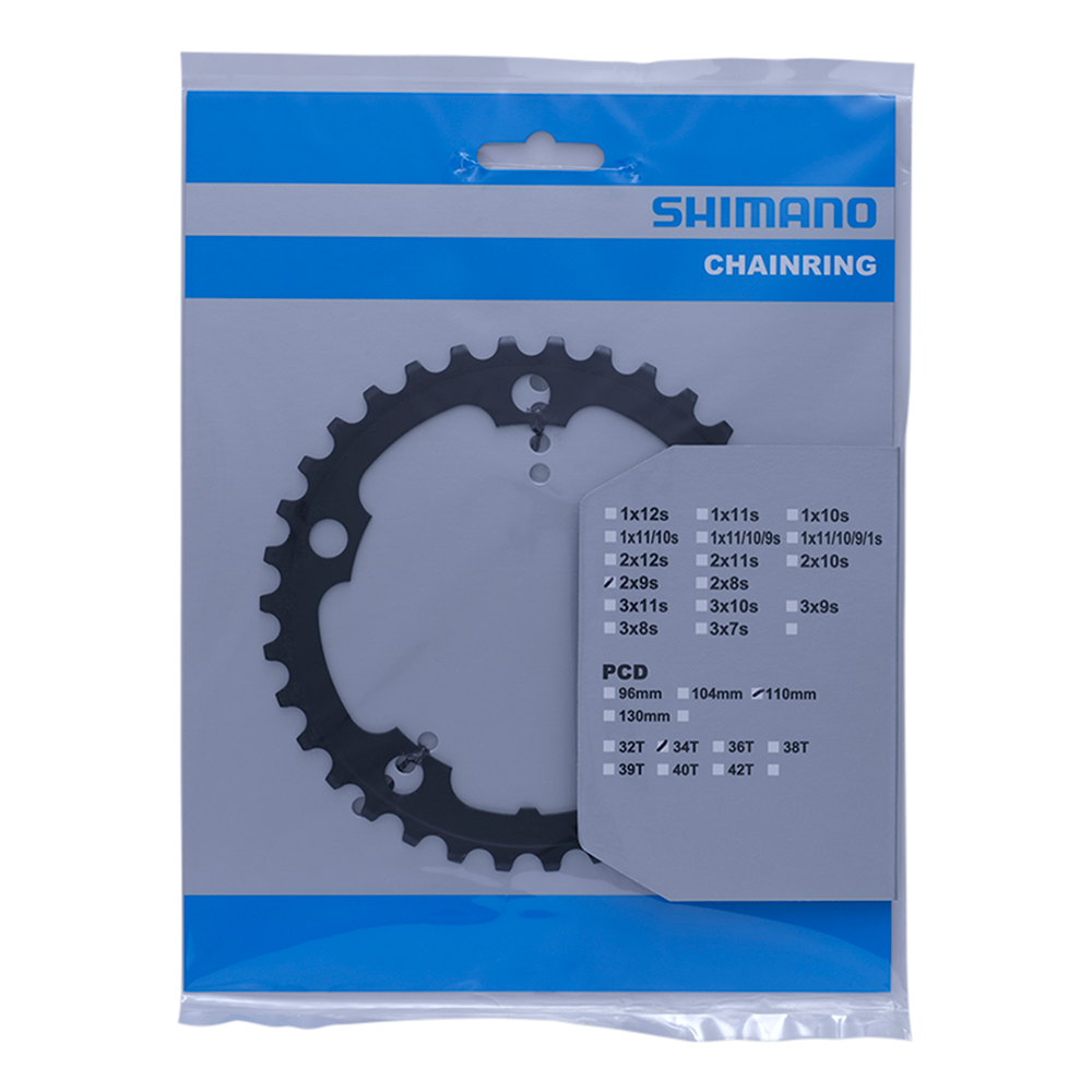 FC-3550 CHAINRING 34T(BLACK)