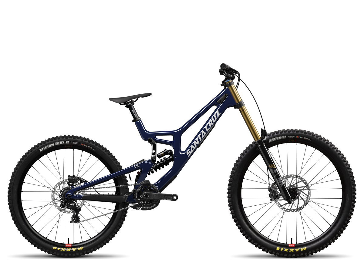 Santa Cruz V10 8 CC DH X01 — Gloss Liquid Blue — LG
