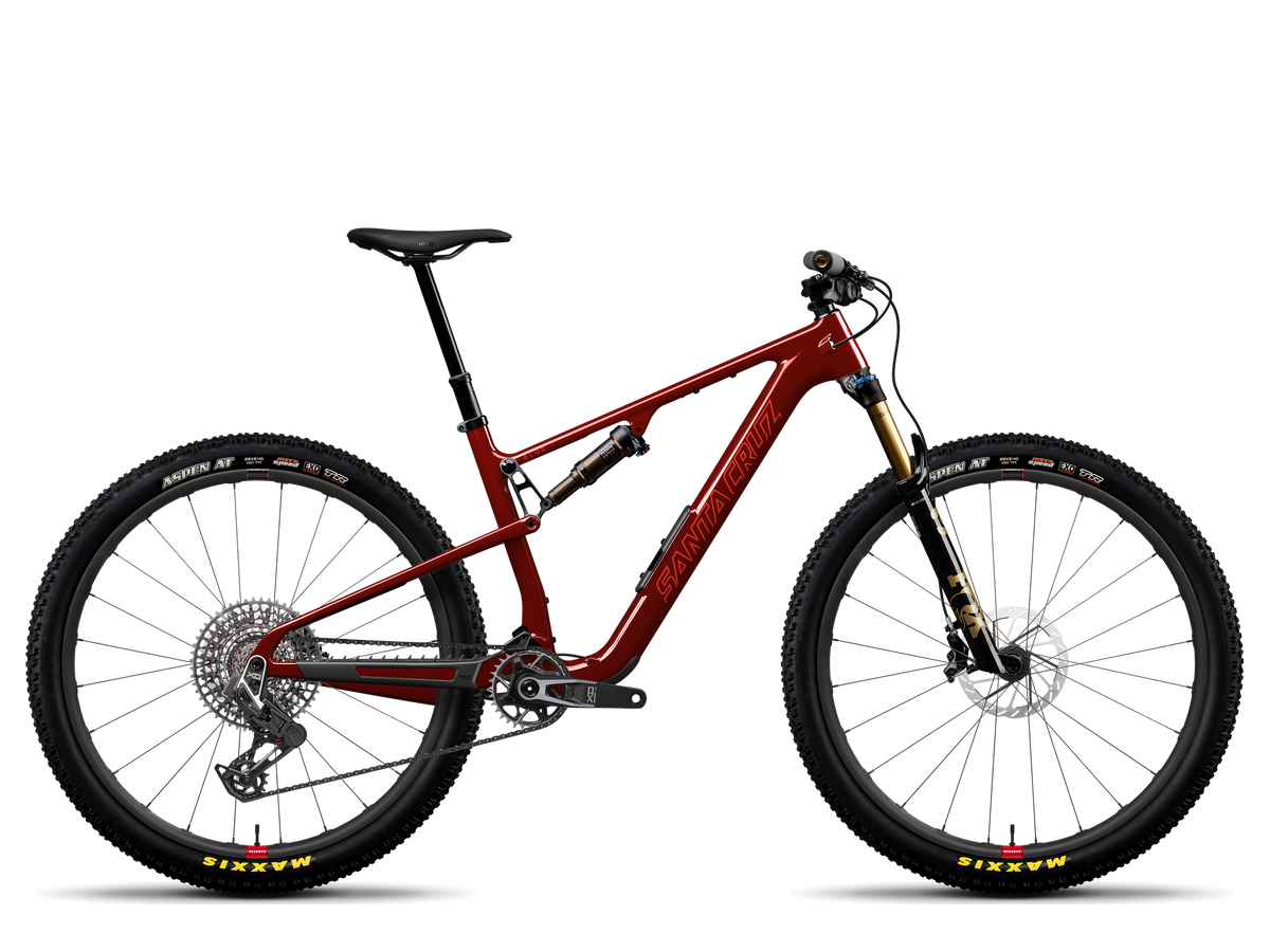 Santa Cruz Blur 5 CC X0 AXS RSV — GLOSS TART CHERRY